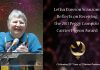 A picture of Letha Dawson Scanzoni accepting the 2011 Peggy Campola Carrier Pigeon Award