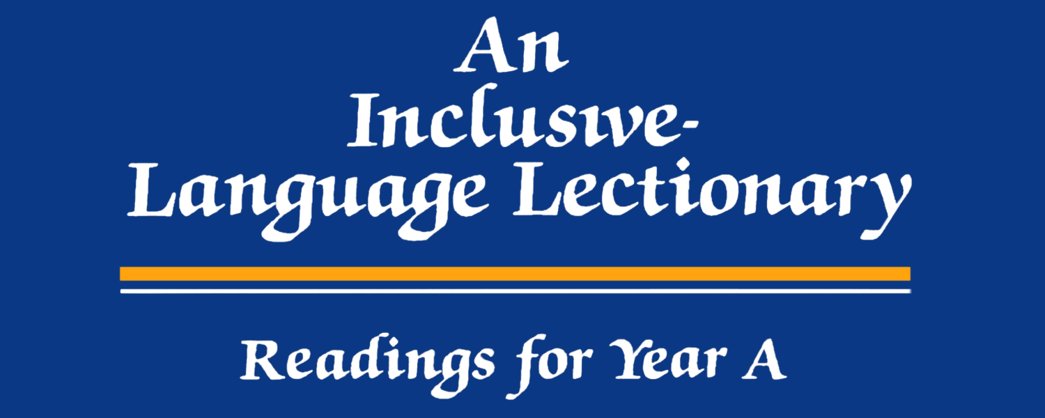 Text from the cover of An Inclusive-Language Lectionary.