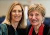 A photo of Dr. Kendra Weddle and Rev. Dr. Jann Aldredge-Clanton at Northaven United Methodist Church in Dallas
