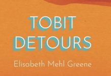 Detail from the cover of Tobit Detours, a book of poetry from Elisabeth Mehl Greene